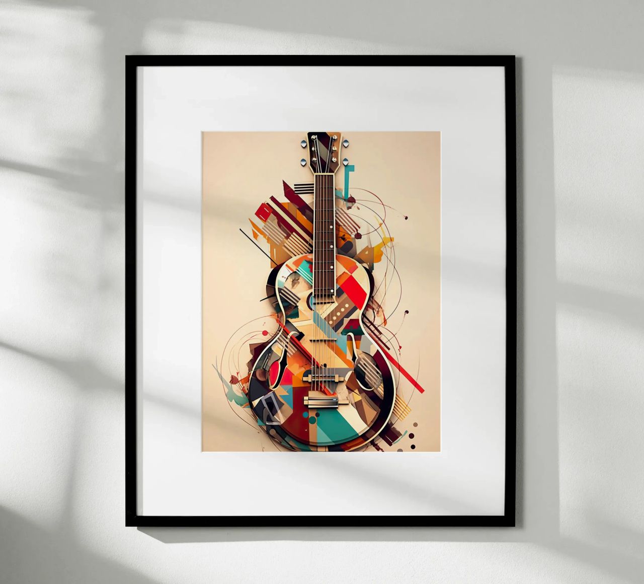 Guitar poster by Artsy Bessy