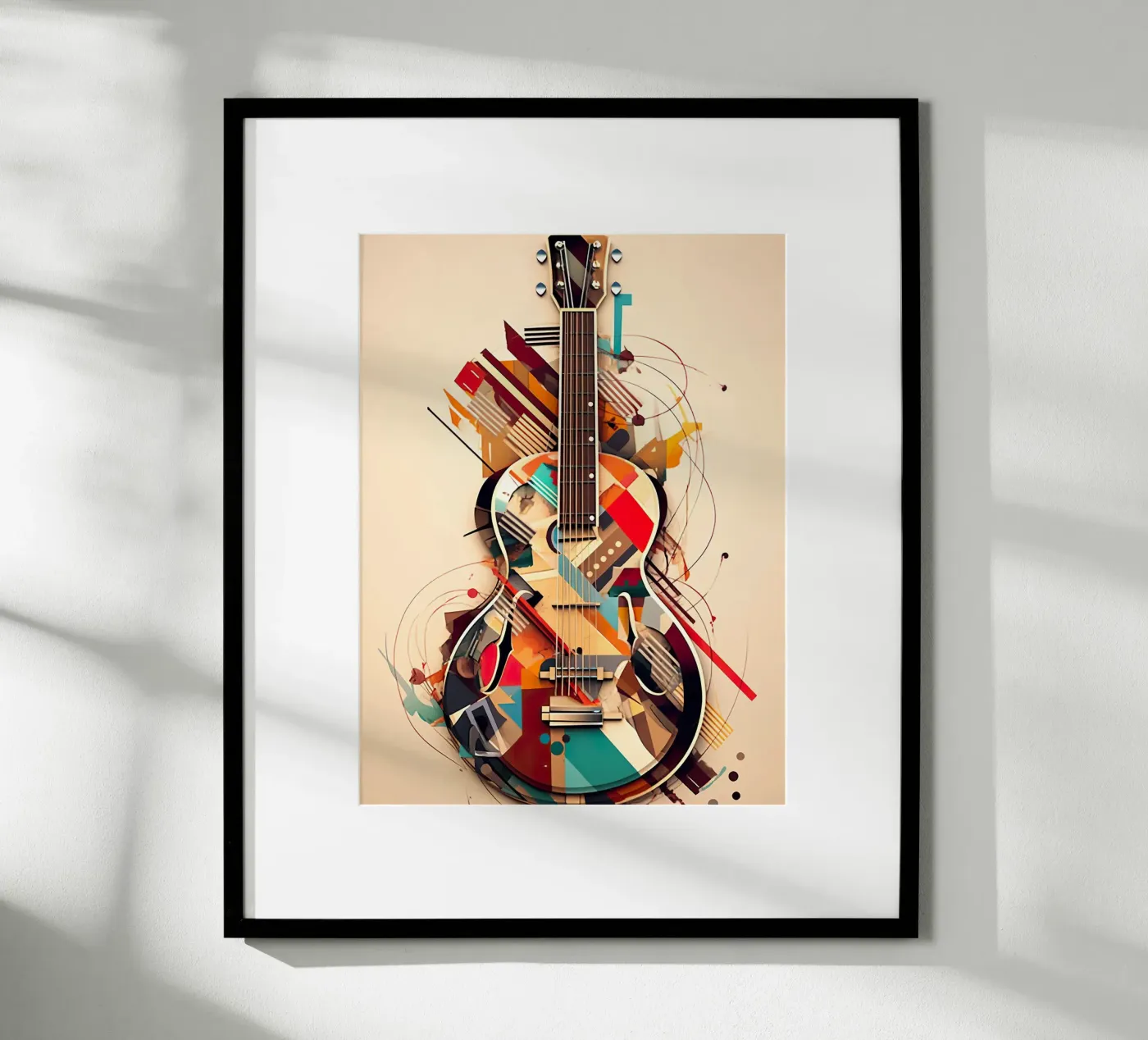 Guitar poster by Artsy Bessy