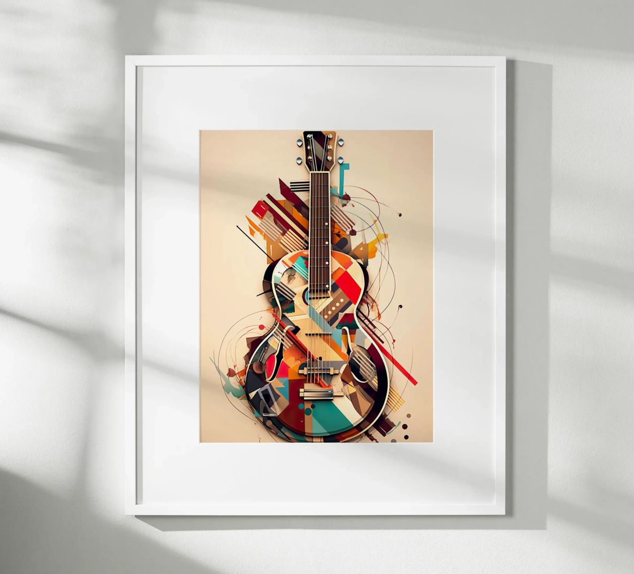 Guitar poster by Artsy Bessy
