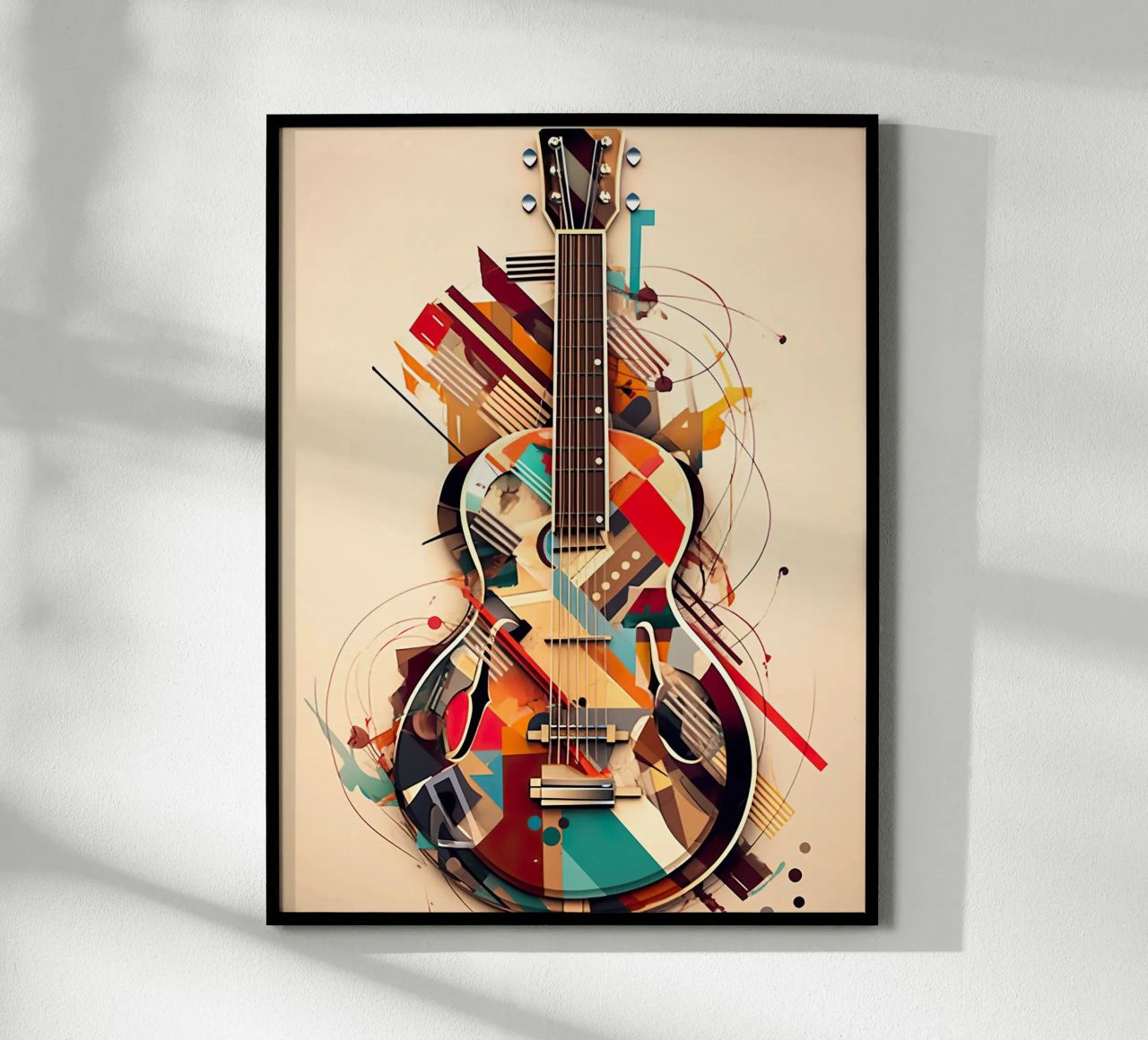 Guitar poster by Artsy Bessy