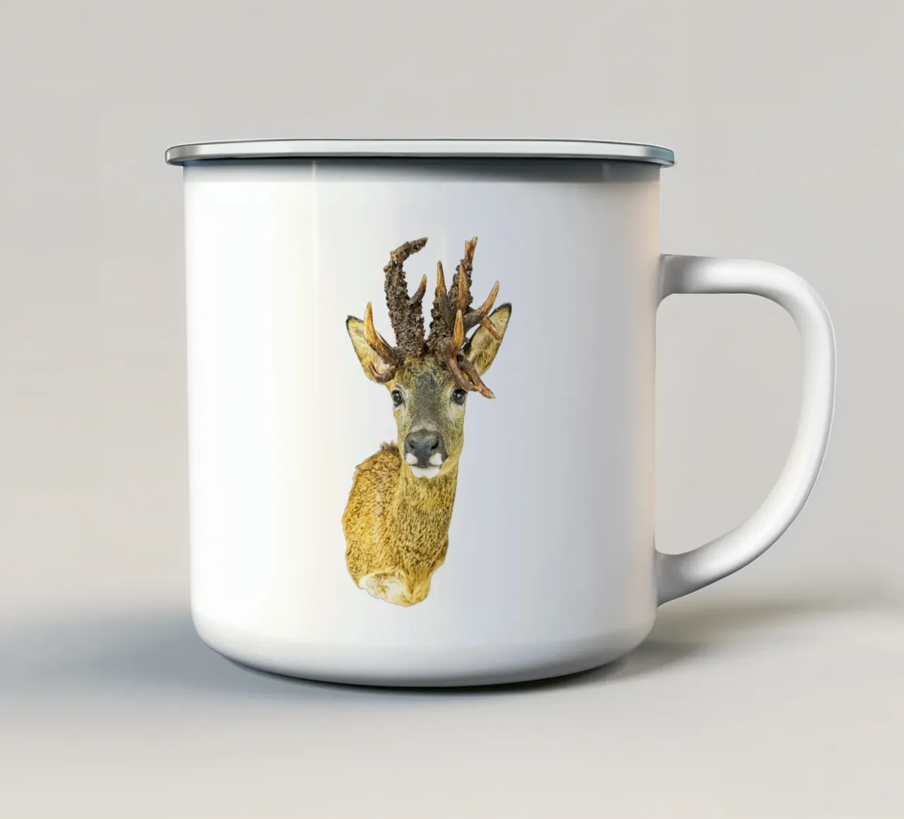 Cervo maestoso tazza in smalto da Curious Collections by Marielle Leenders