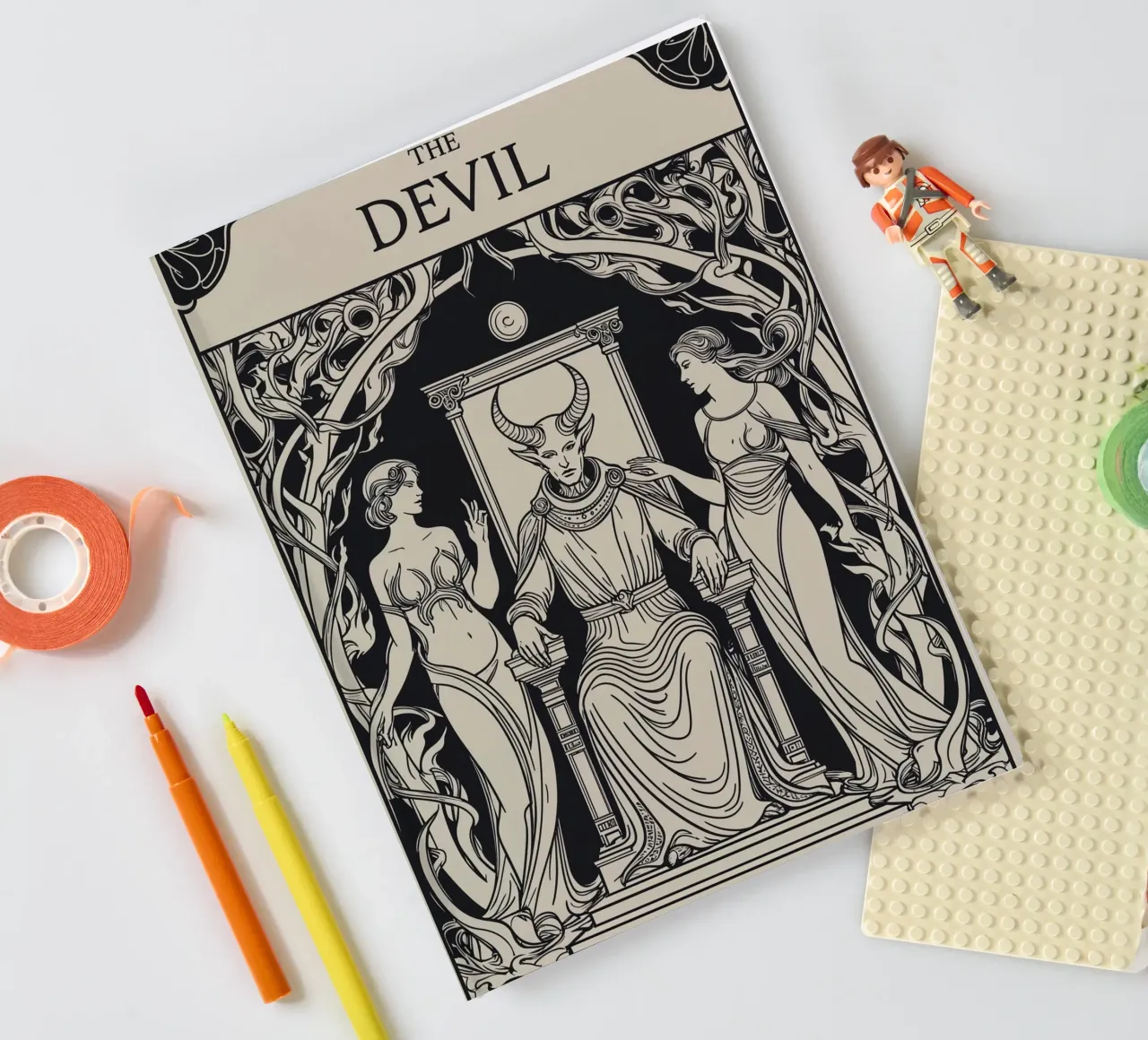 The Devil: Seduction and Control notebook by Mystique & Muse