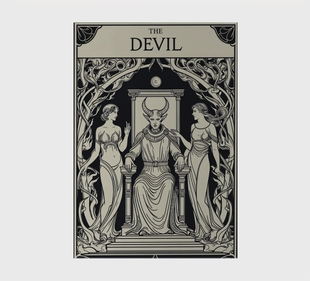 The Devil: Seduction and Control notebook by Mystique & Muse