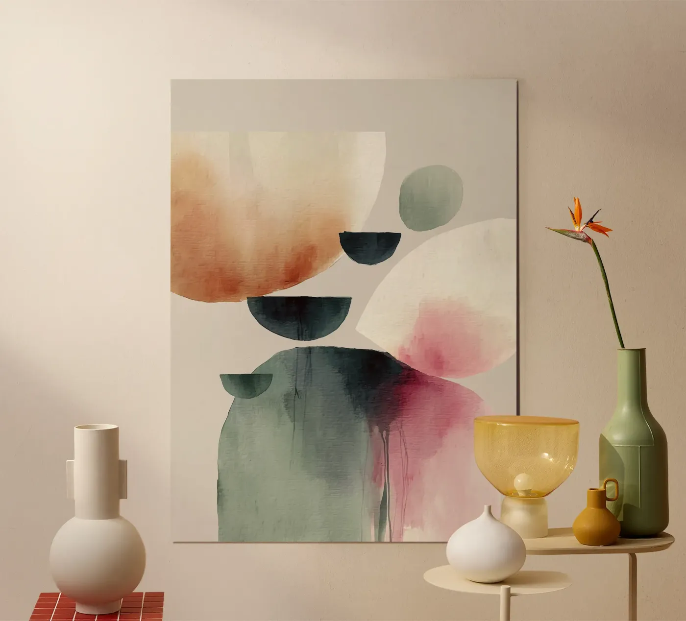 Minimal Abstract Shapes poster da Hazia
