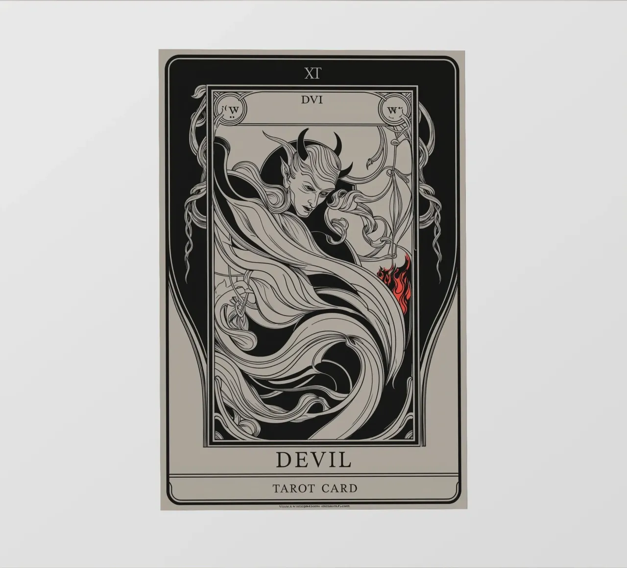 Il diavolo: Potere e tentazione svelati pellicola backlit da Mystique & Muse