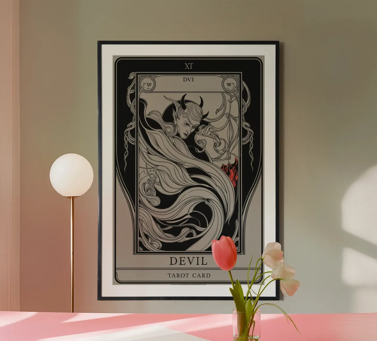The Devil: Power and Temptation Unveiled poster by Mystique & Muse