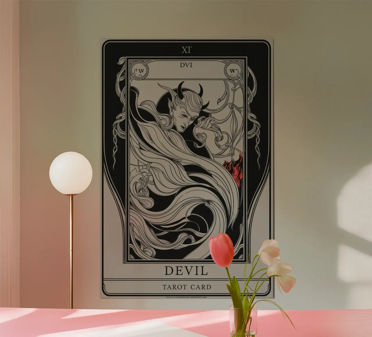 The Devil: Power and Temptation Unveiled poster by Mystique & Muse