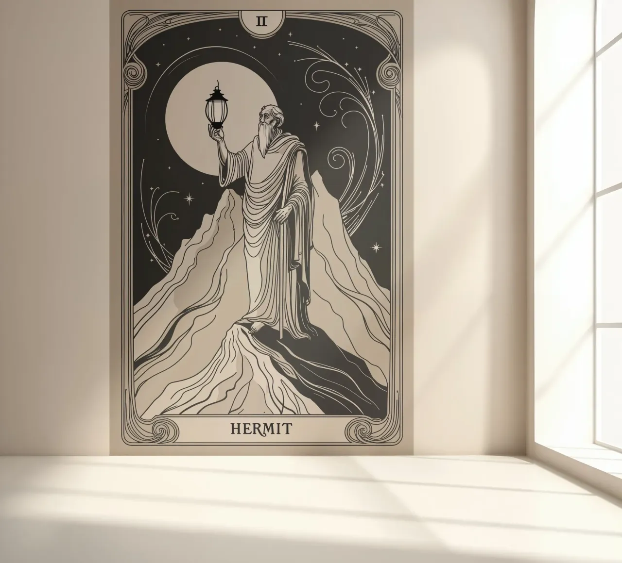 The Hermit - Path of Inner Wisdom photo wallpaper by Mystique & Muse