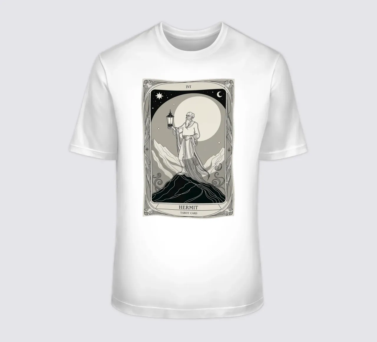 L'ermite - L'illumination de la solitude t-shirt de Mystique & Muse