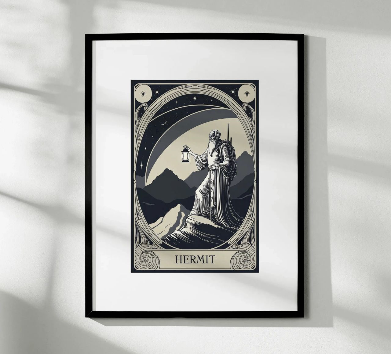 L'Eremita - La Lanterna della Conoscenza poster da Mystique & Muse