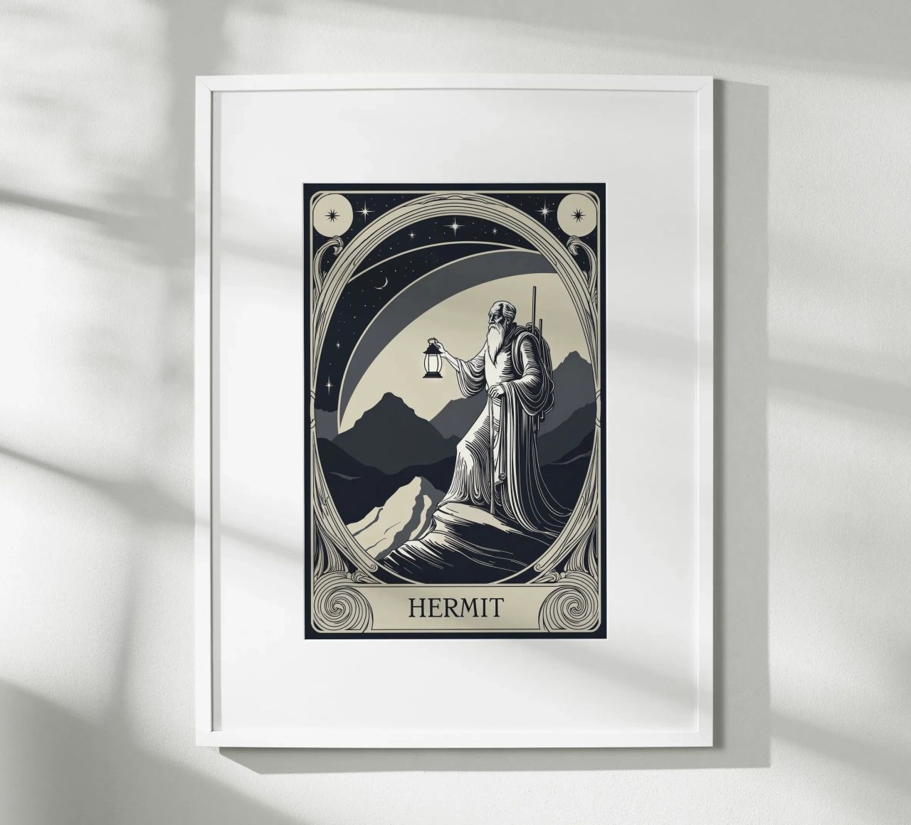 L'Eremita - La Lanterna della Conoscenza poster da Mystique & Muse