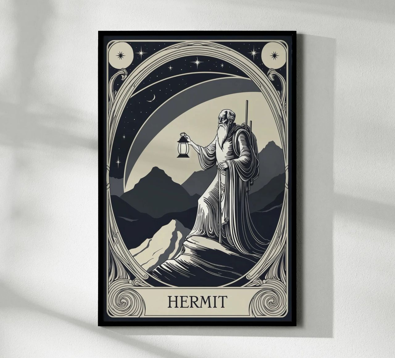 L'Eremita - La Lanterna della Conoscenza poster da Mystique & Muse