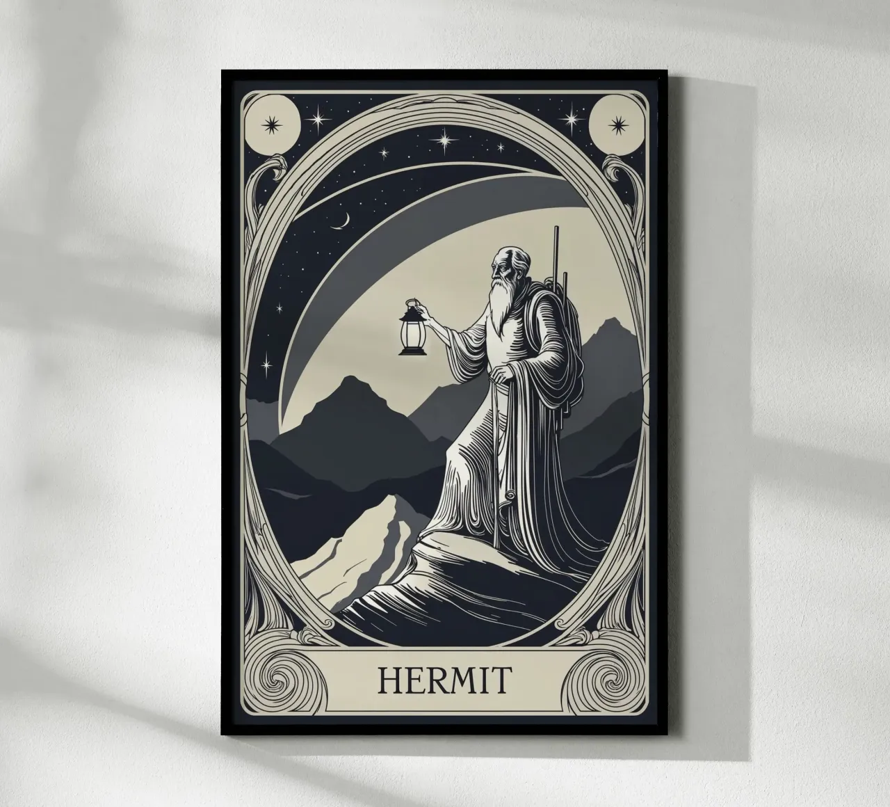 L'Eremita - La Lanterna della Conoscenza carta hahnemühle da Mystique & Muse