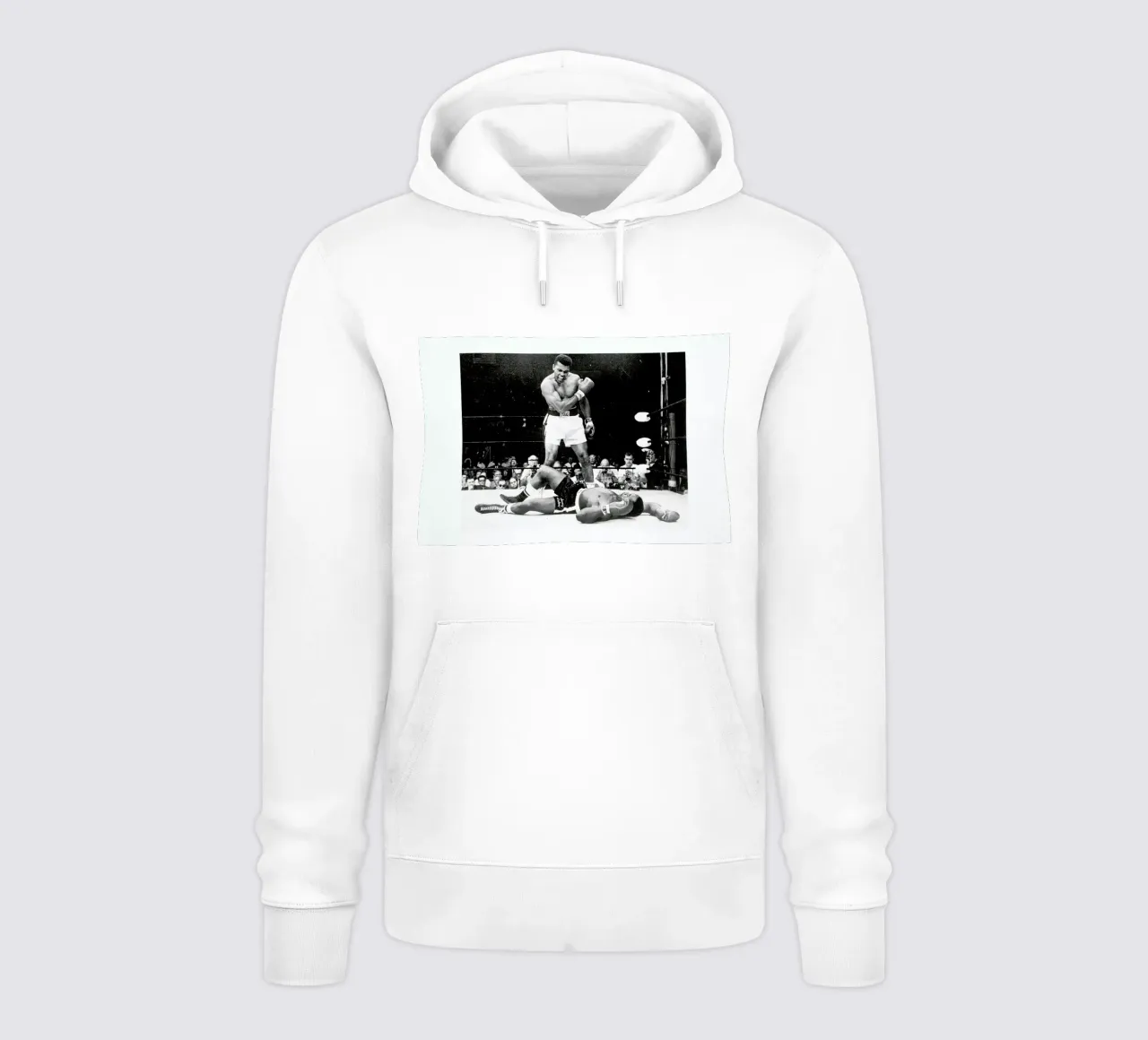 Muhammad Ali rematch with Sonny Liston, 1965 sudadera con capucha de Gallery Print and Art Limited