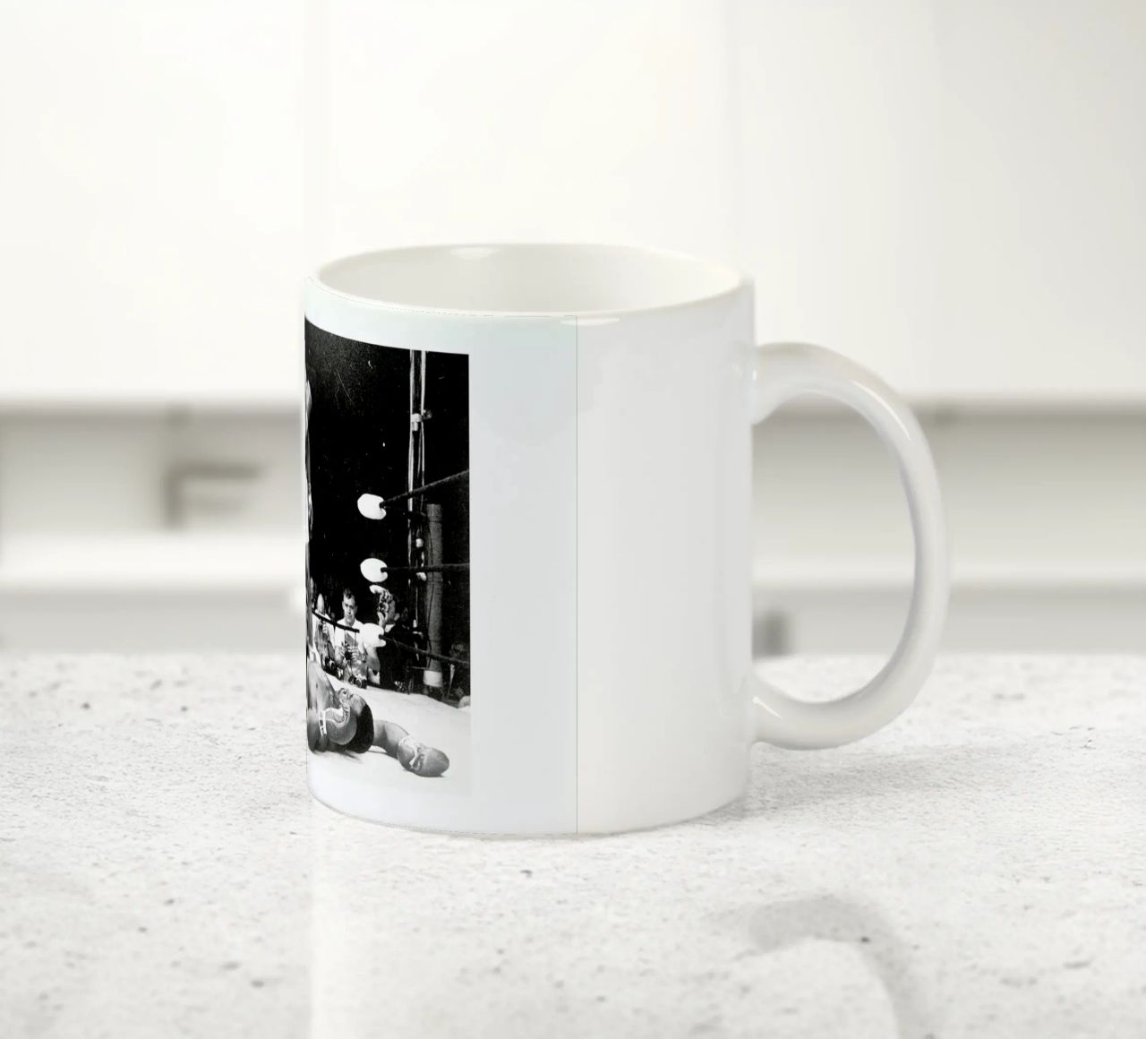 Muhammad Ali rematch with Sonny Liston, 1965 tazza in ceramica da Gallery Print and Art Limited