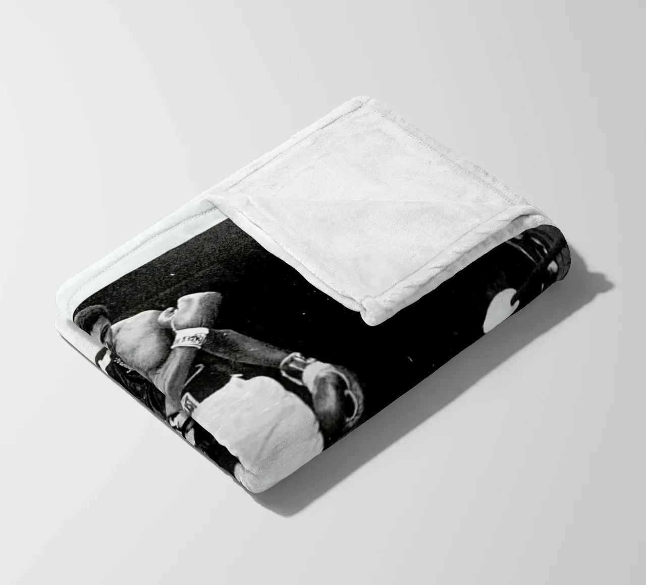 Muhammad Ali rematch with Sonny Liston, 1965 coperta in pile da Gallery Print and Art Limited