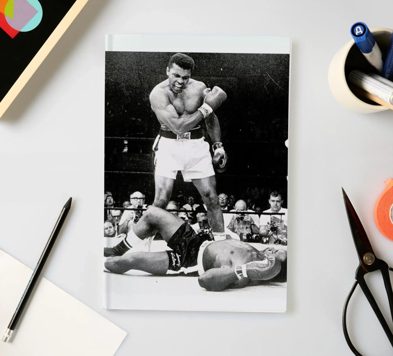 Muhammad Ali rematch with Sonny Liston, 1965 notebook by Gallery Print and Art Limited