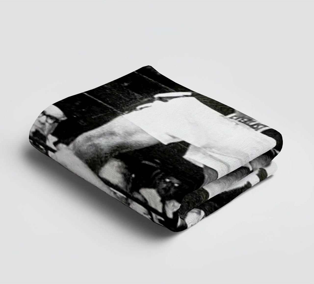 Muhammad Ali rematch with Sonny Liston, 1965 towel by Gallery Print and Art Limited