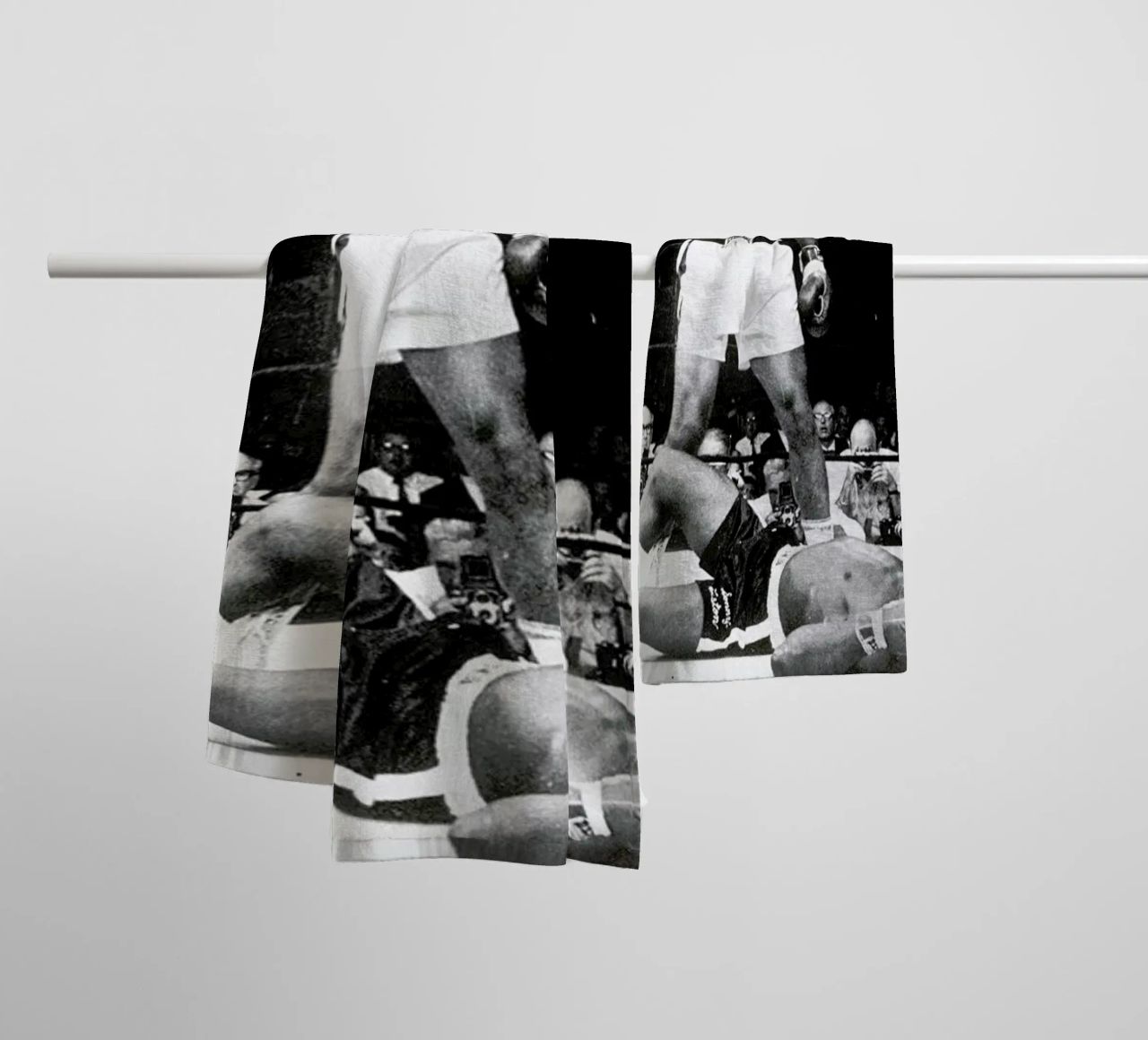 Muhammad Ali rematch with Sonny Liston, 1965 towel by Gallery Print and Art Limited