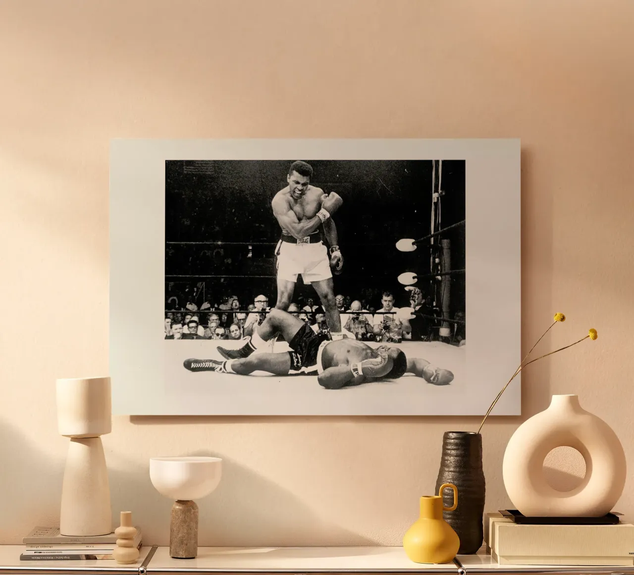 Muhammad Ali rematch with Sonny Liston, 1965 alluminio dibond da Gallery Print and Art Limited