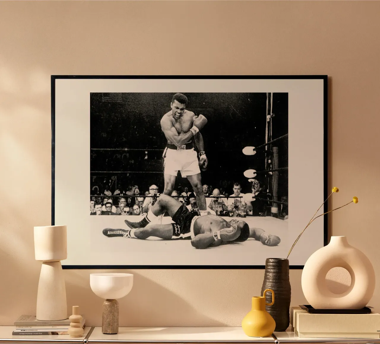Muhammad Ali rematch with Sonny Liston, 1965 poster de Gallery Print and Art Limited