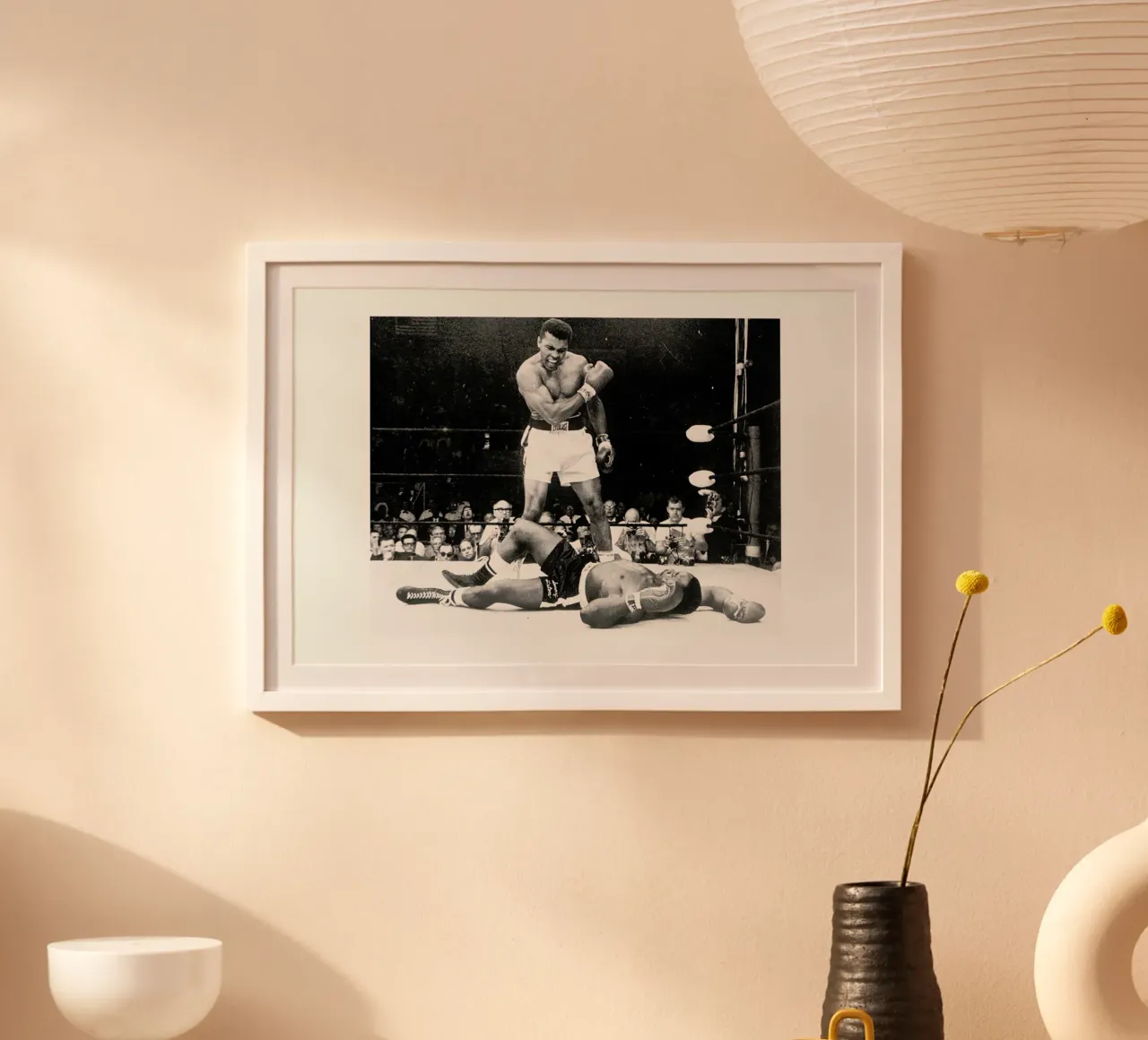 Muhammad Ali rematch with Sonny Liston, 1965 poster da Gallery Print and Art Limited