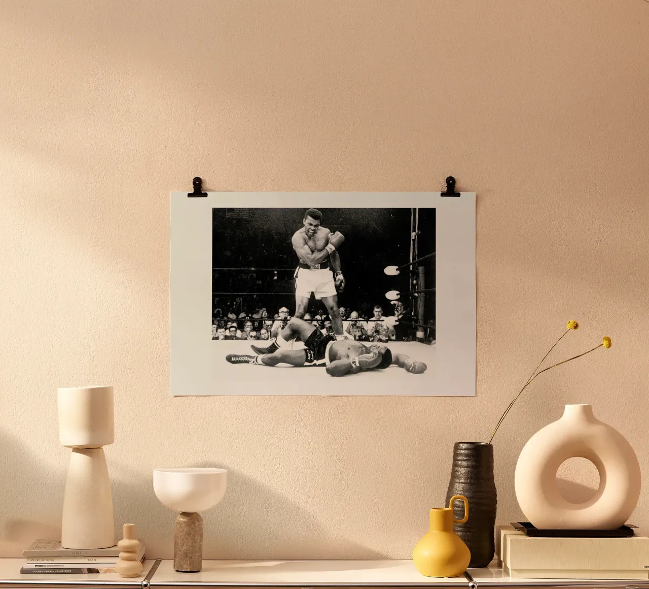 Muhammad Ali rematch with Sonny Liston, 1965 poster da Gallery Print and Art Limited