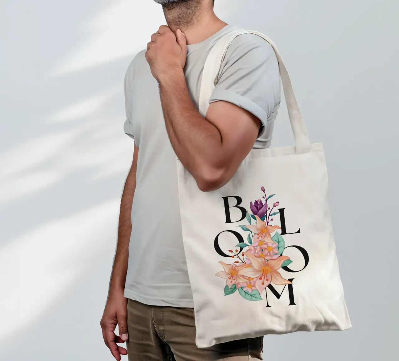 Bloom borsa in juta da Ohkimiko