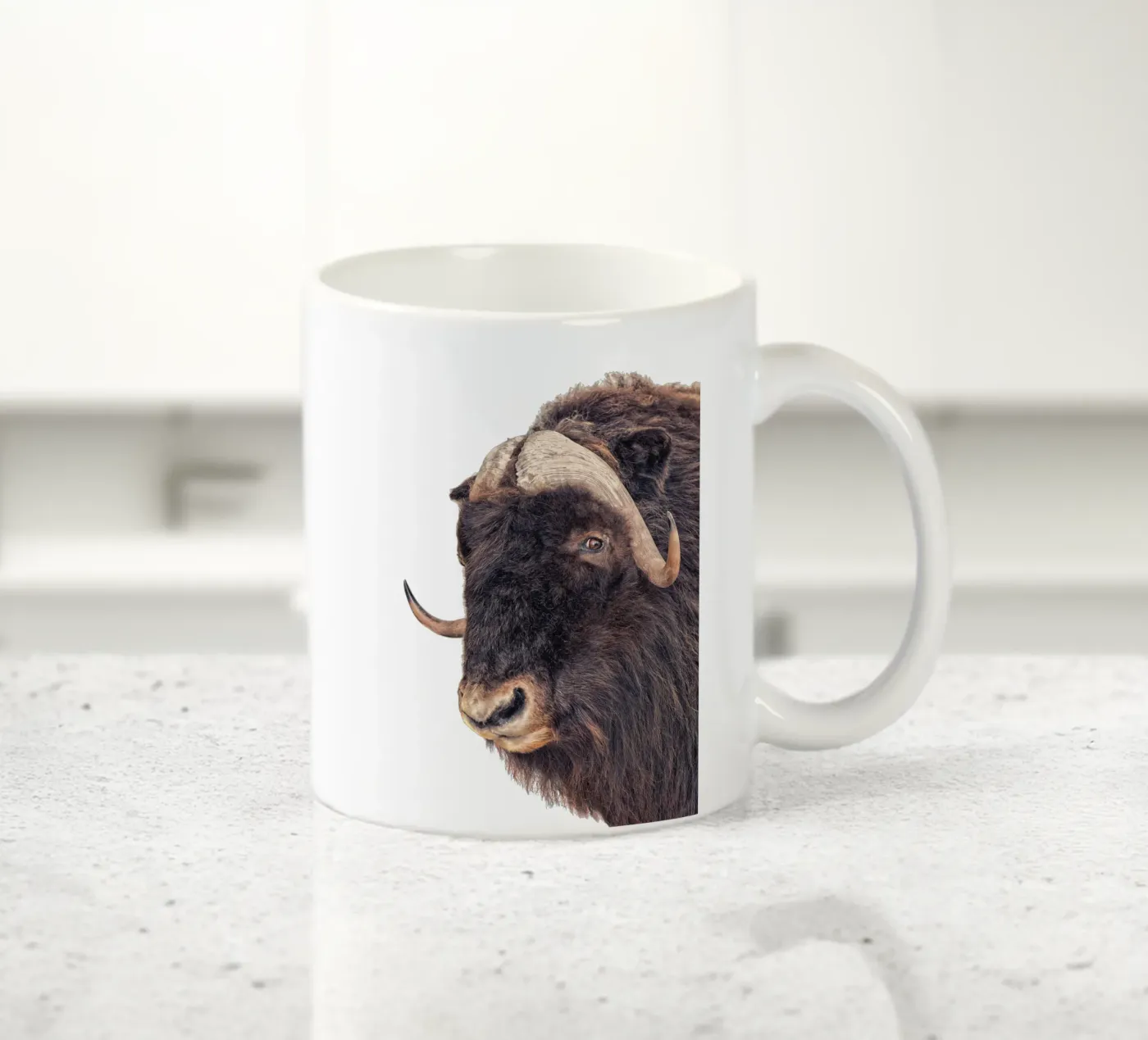 Bison ceramic mug by Curious Collections by Marielle Leenders