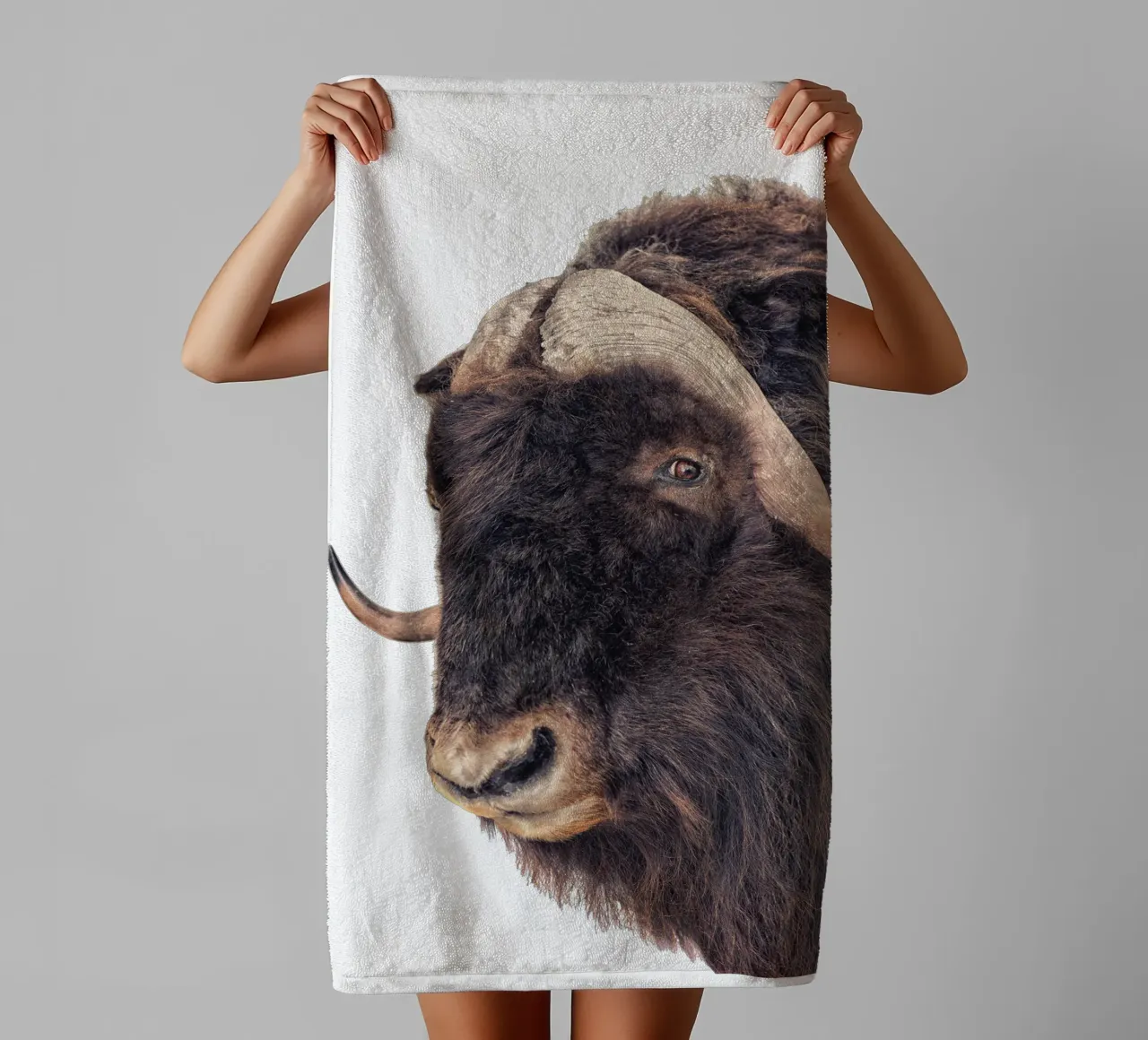 Bisonte asciugamano da bagno da Curious Collections by Marielle Leenders