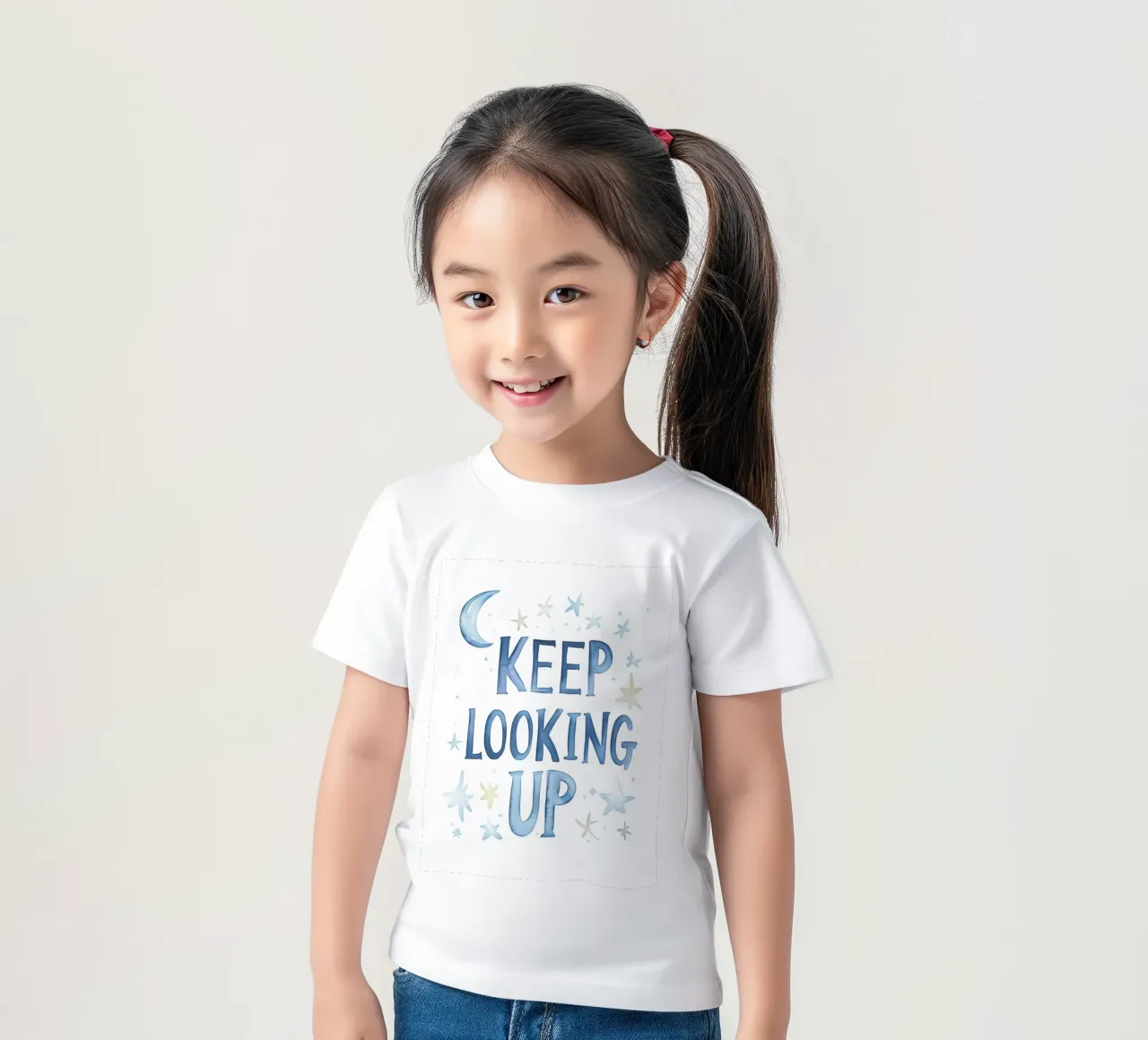 Keep Looking Up t-shirt bambini da treechild
