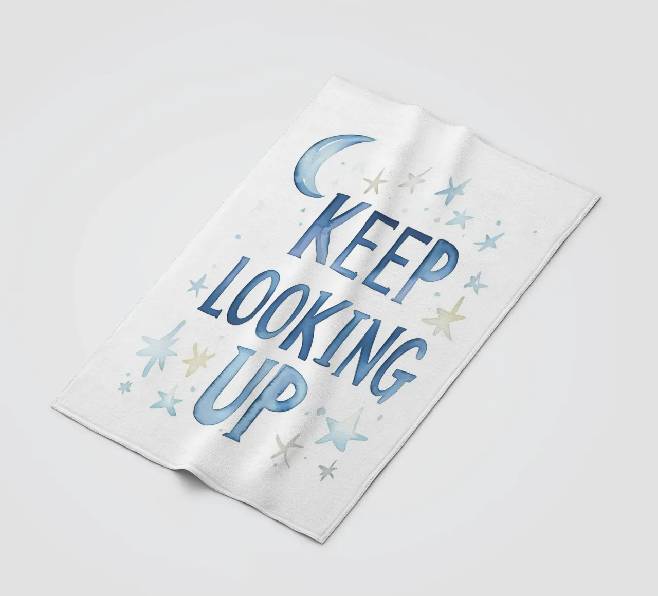 Keep Looking Up fleece blanket by treechild
