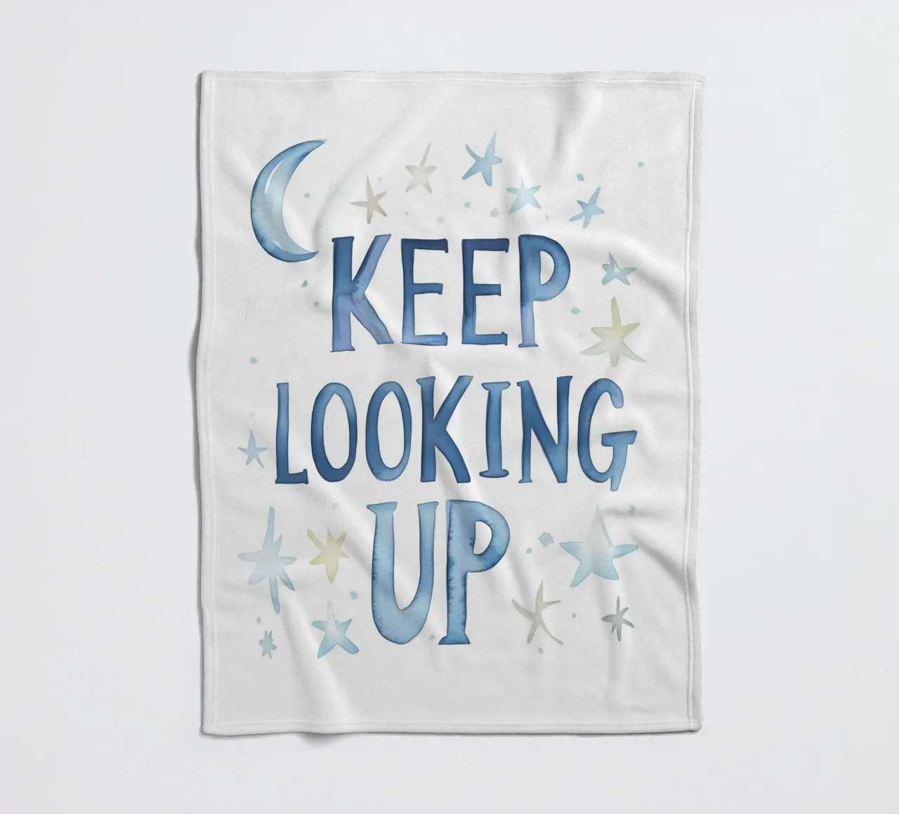 Keep Looking Up fleece blanket by treechild