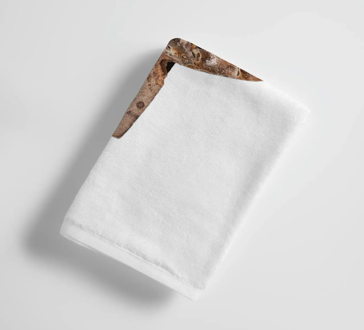 Shell fossil ammonite towel by Curious Collections by Marielle Leenders