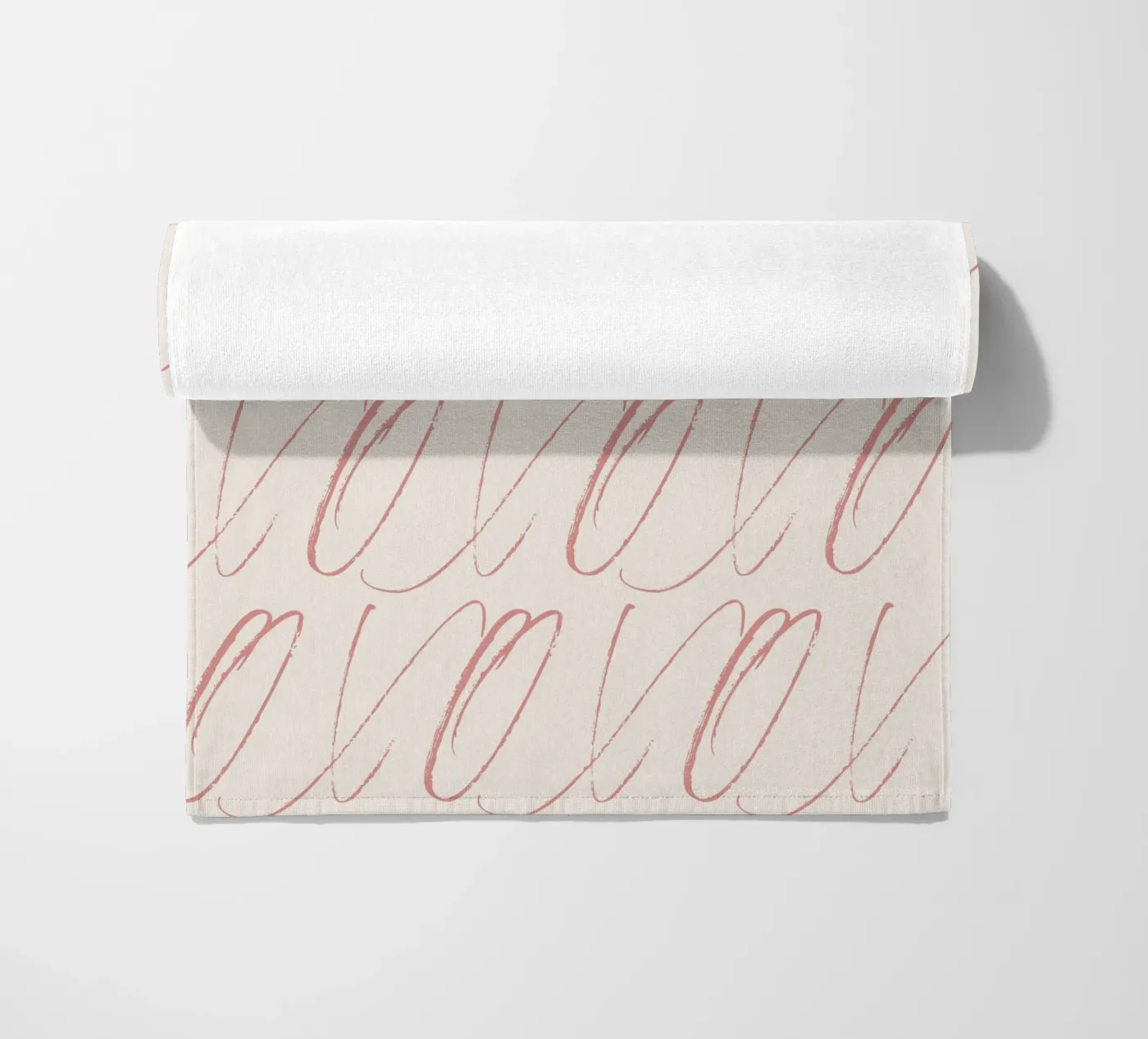 XOXO Pattern (pink) telo mare da Quotes