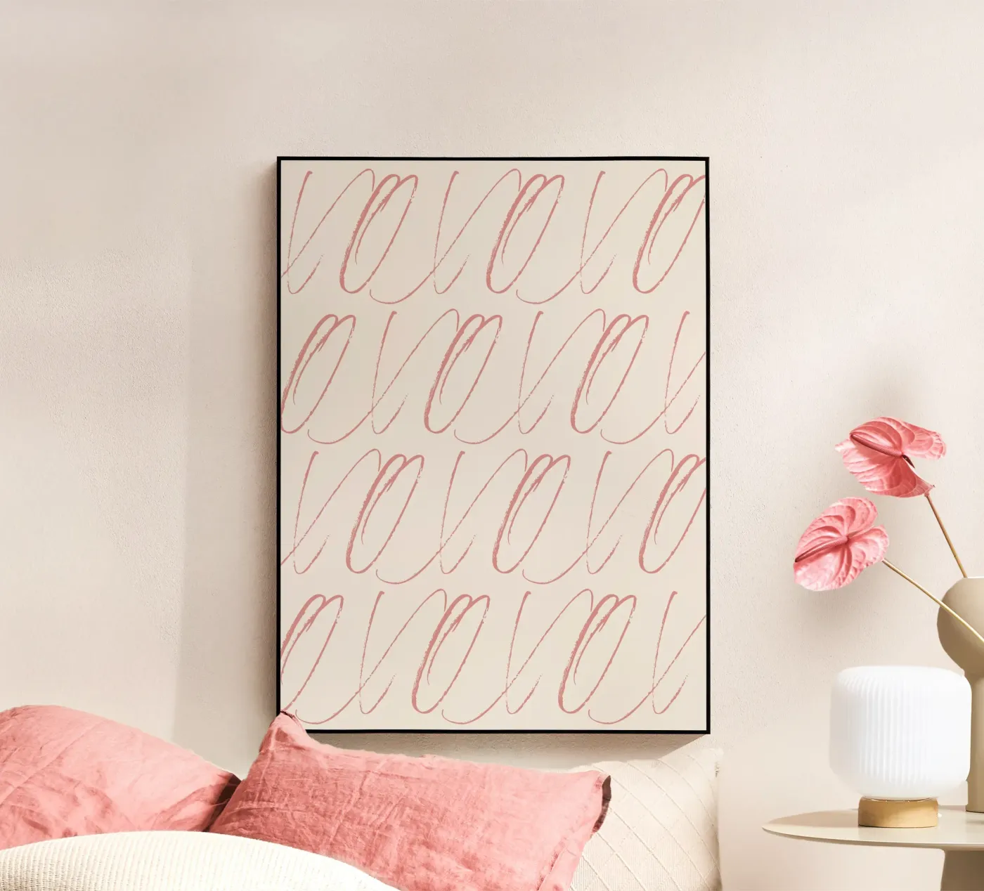 XOXO Pattern (pink) plexiglass da Quotes