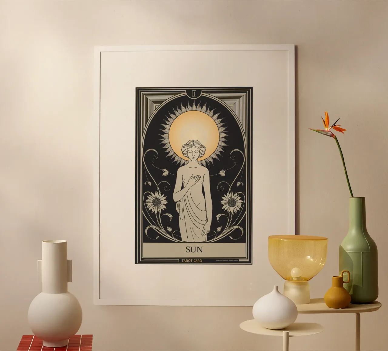 The Sun – Radiance, Joy, and Spiritual Growth hahnemühle by Mystique & Muse