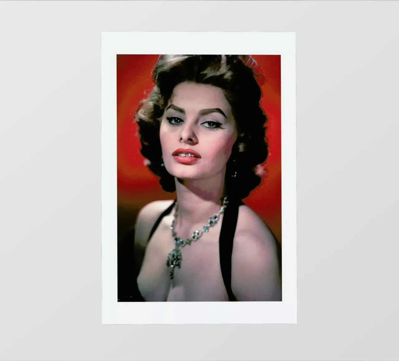 Sophia Loren, circa 1957 pellicola backlit da Gallery Print and Art Limited