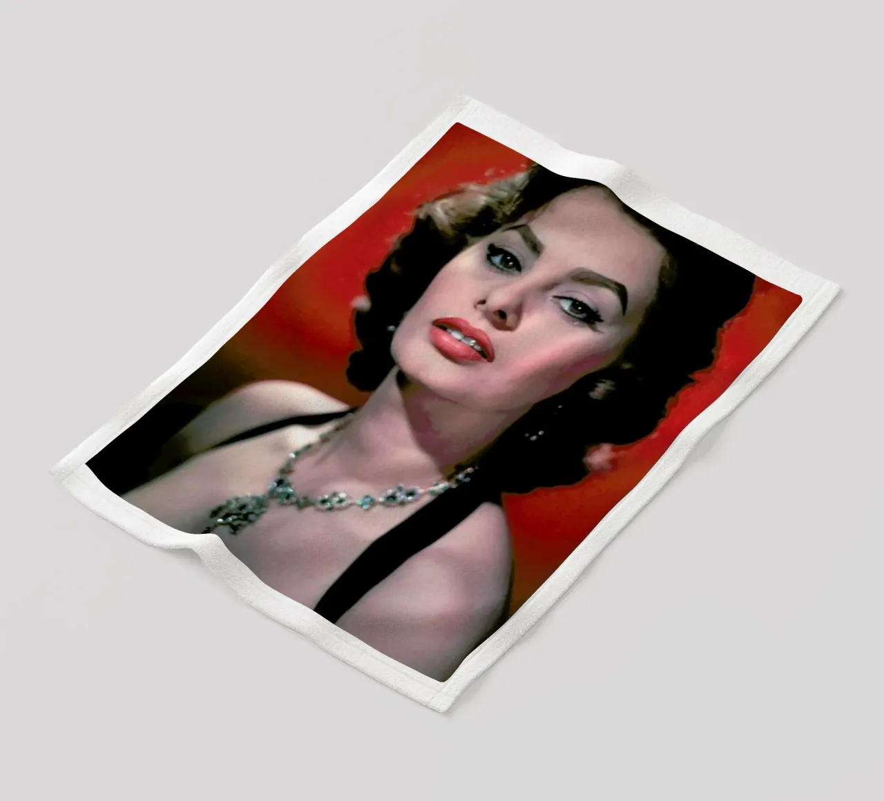 Sophia Loren, circa 1957 coperta in pile da Gallery Print and Art Limited