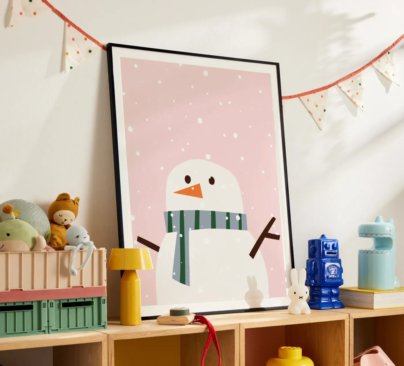 Schneemann poster by Ohkimiko