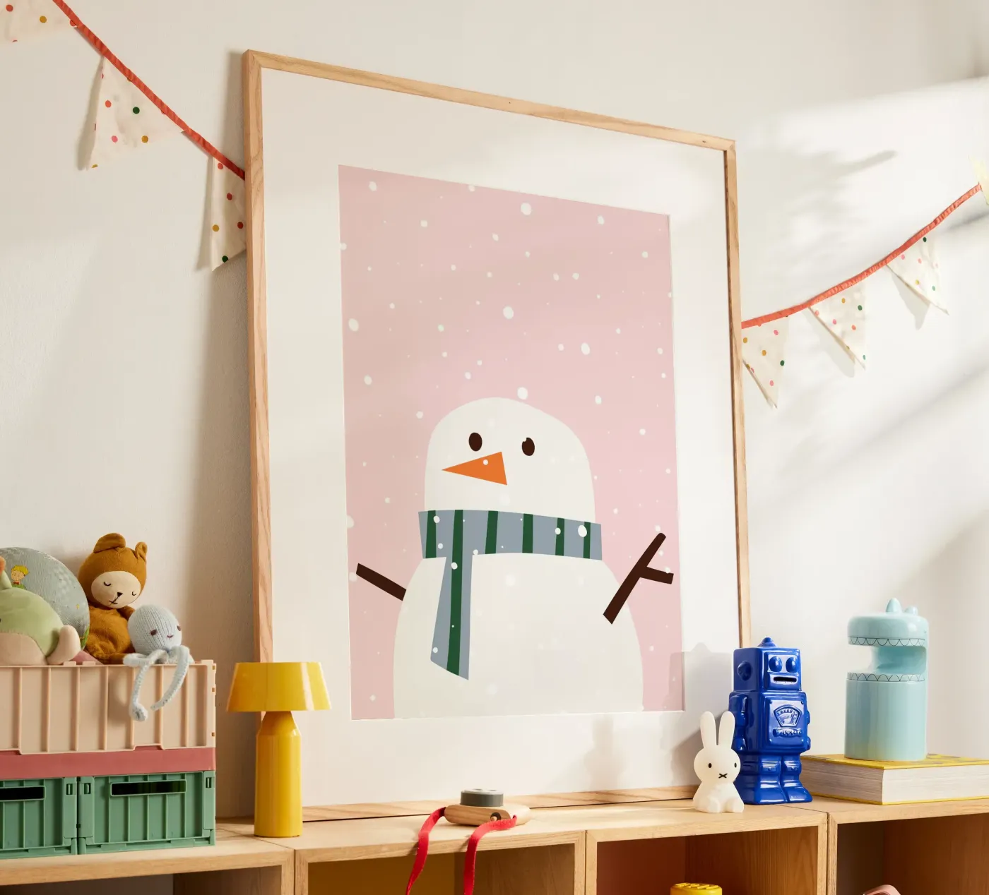 Schneemann poster by Ohkimiko