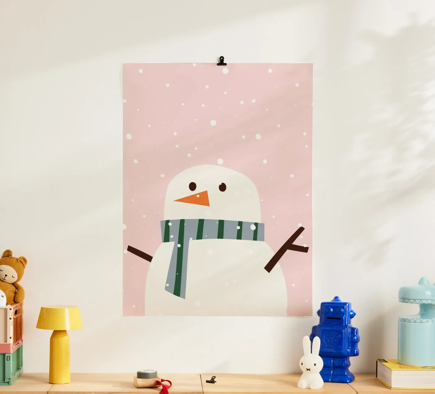 Schneemann poster by Ohkimiko