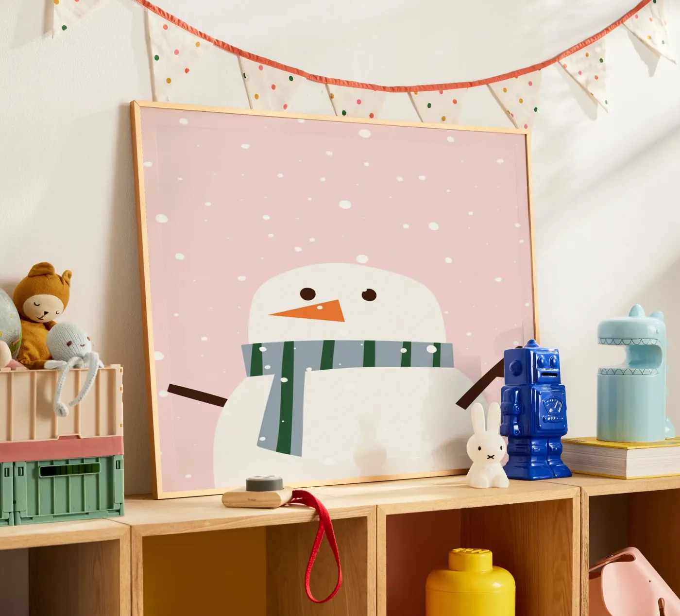 Schneemann poster by Ohkimiko