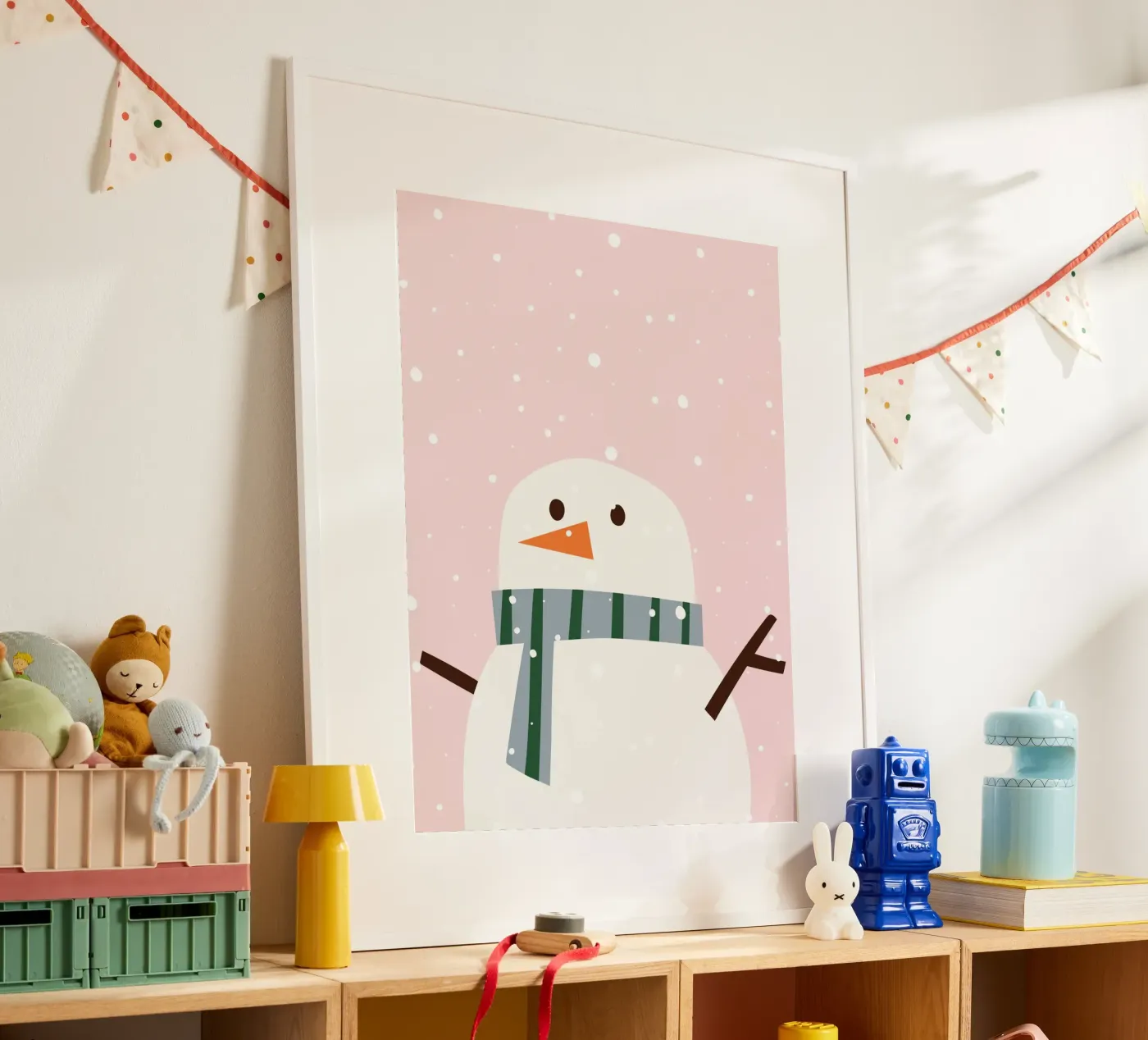 Schneemann poster by Ohkimiko
