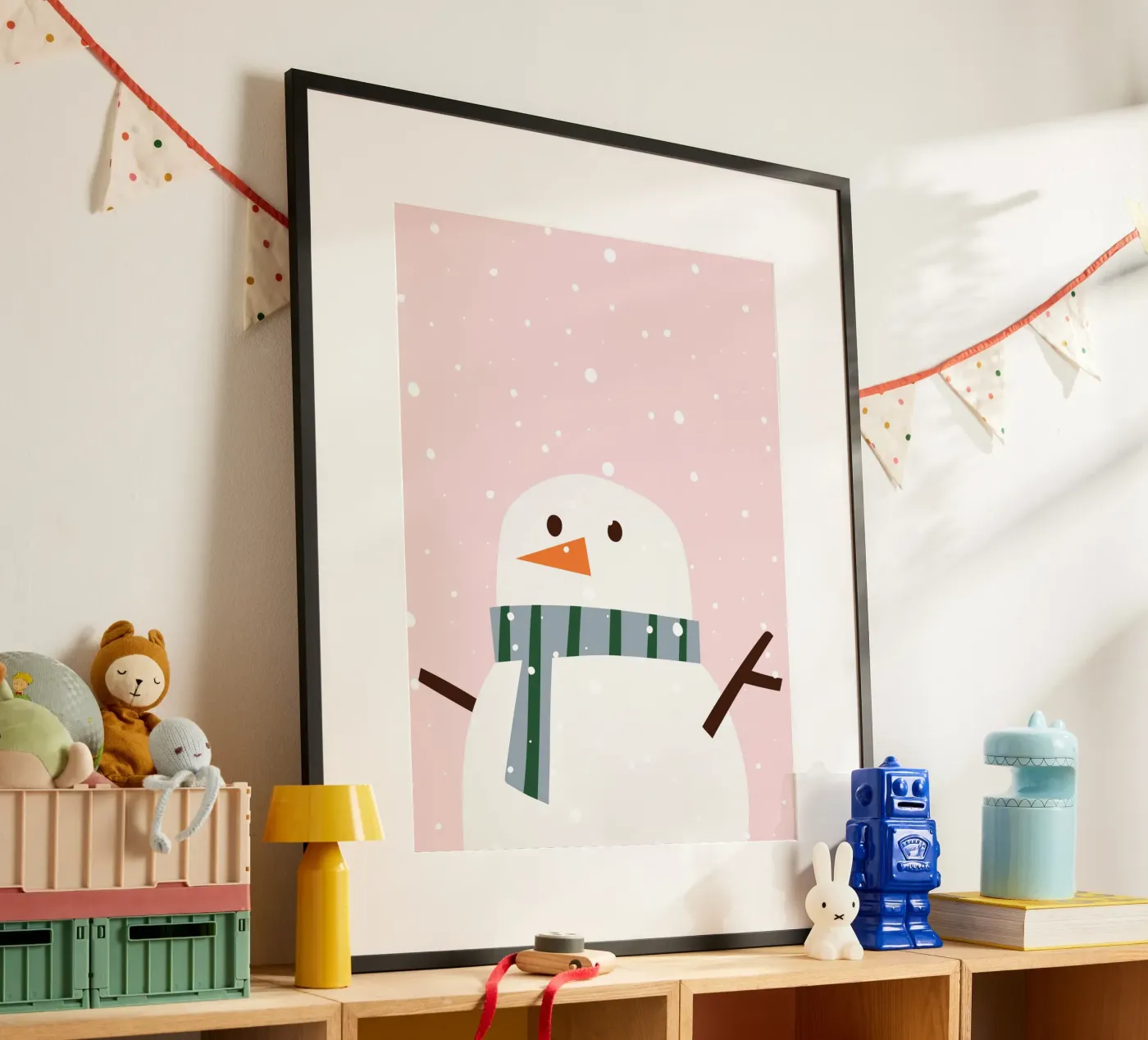 Schneemann poster by Ohkimiko