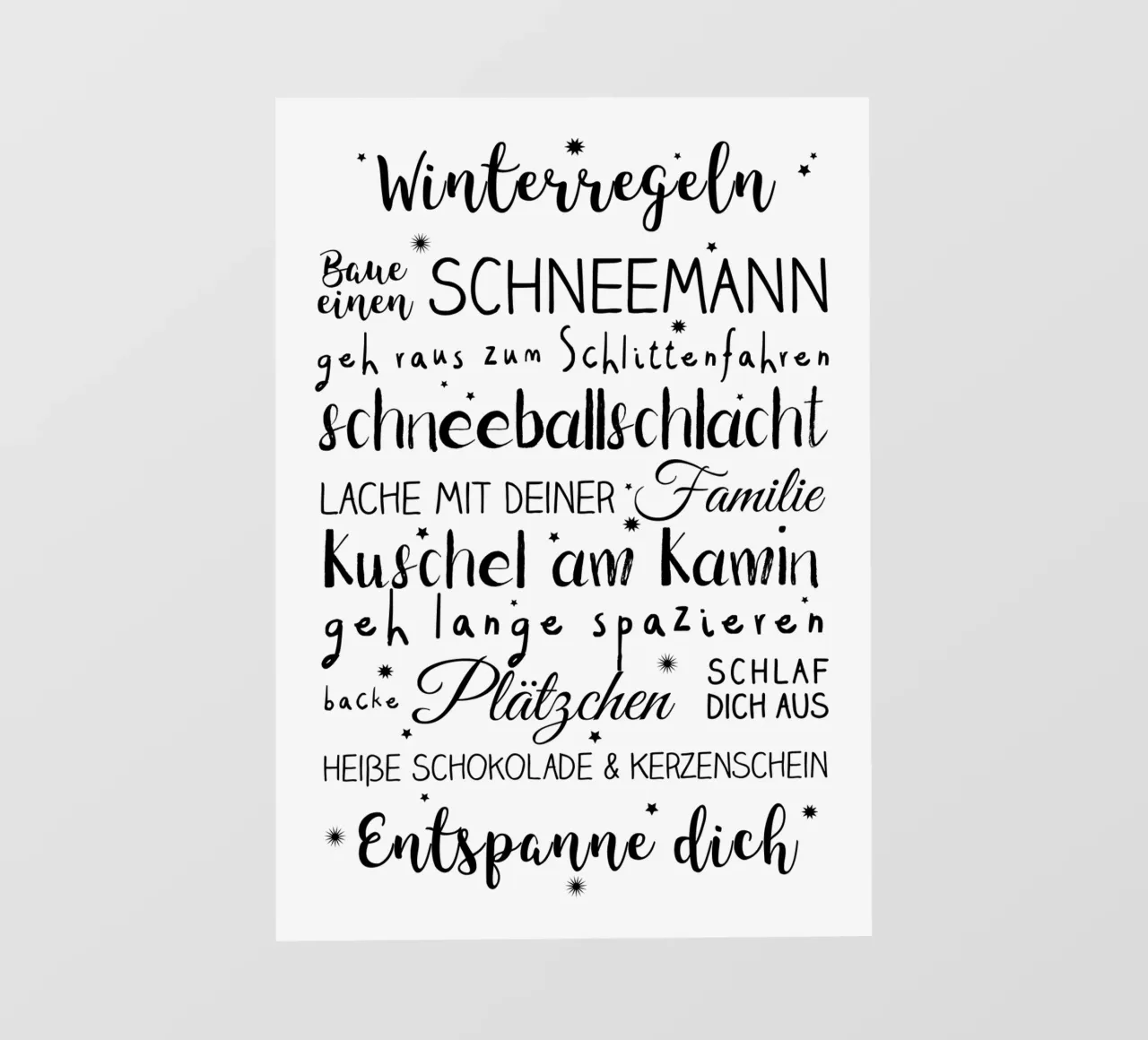 Winterregeln pellicola backlit da Ohkimiko