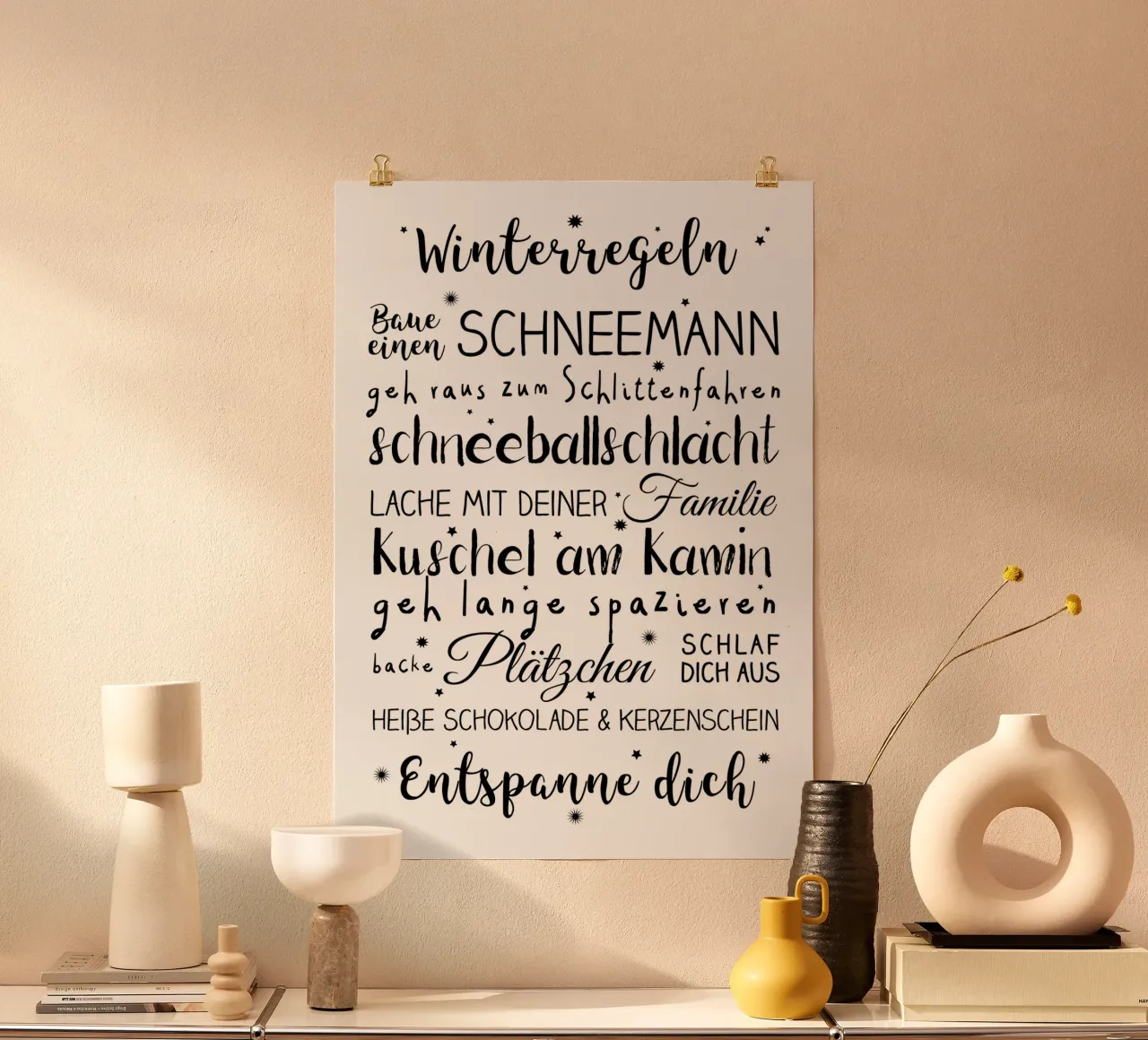 Winterregeln poster da Ohkimiko