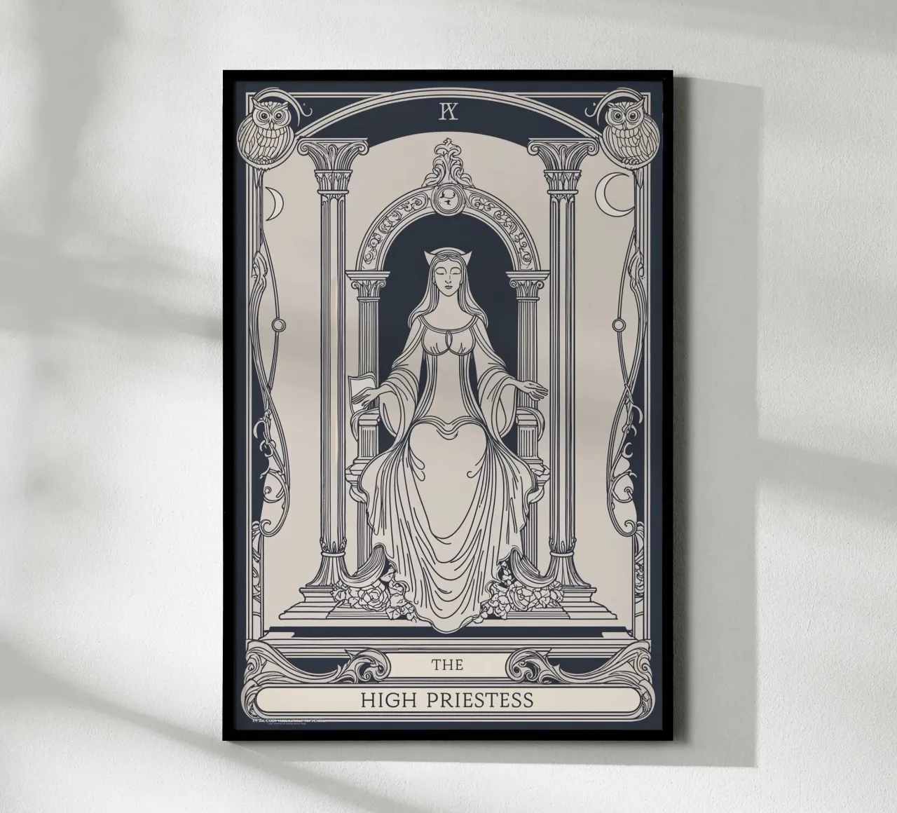 L'Alta Sacerdotessa - Saggezza e guida spirituale carta hahnemühle da Mystique & Muse