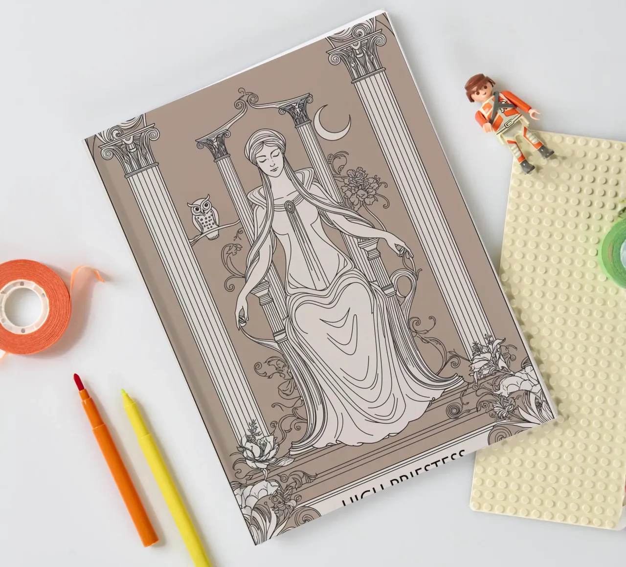 The High Priestess – The Wisdom of the Unconscious notebook by Mystique & Muse