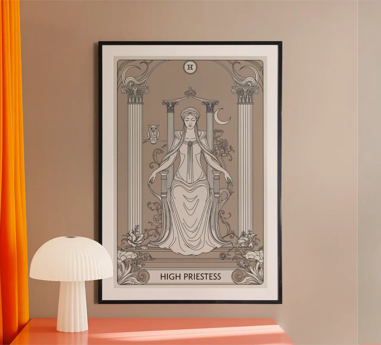 The High Priestess – The Wisdom of the Unconscious hahnemühle by Mystique & Muse